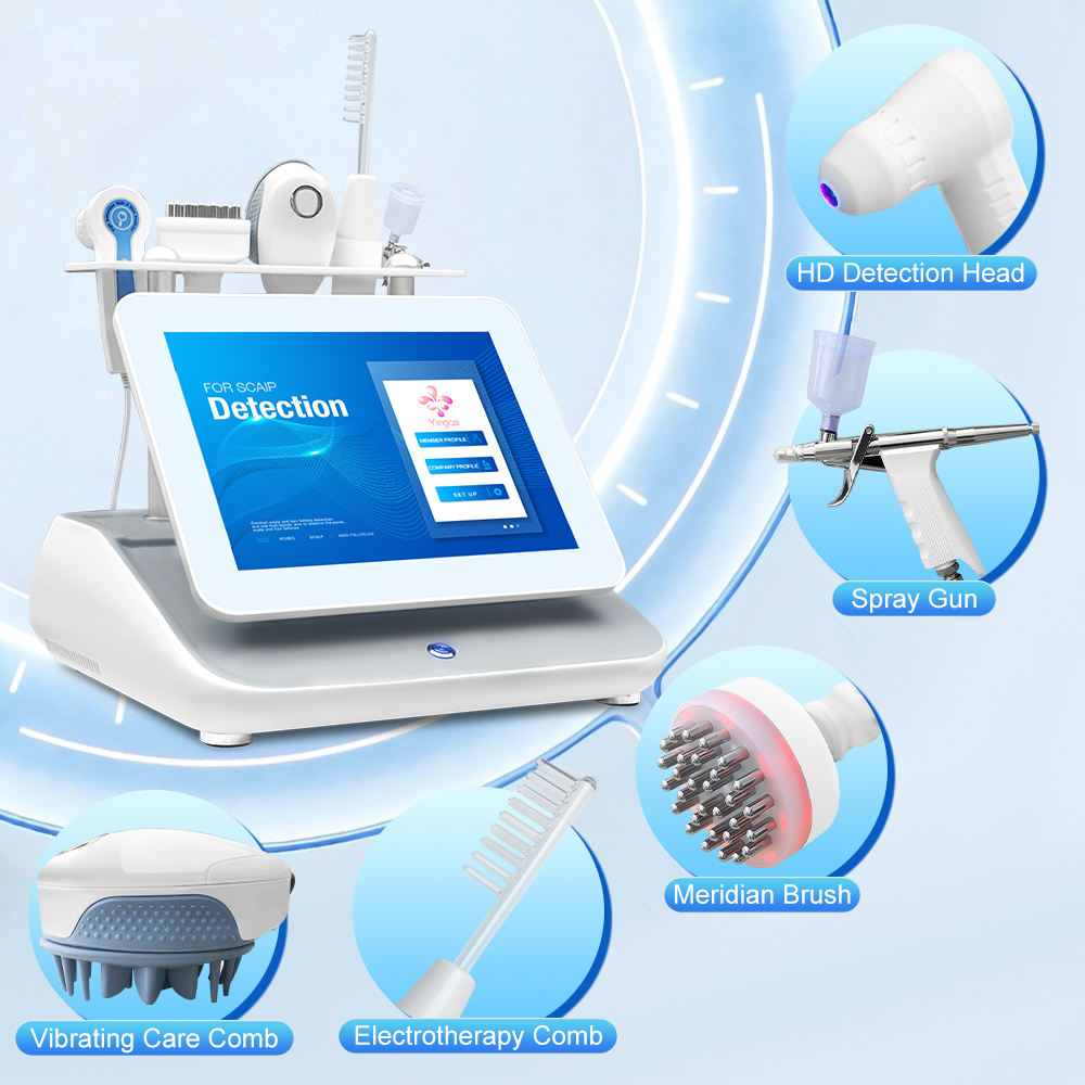 Professional Head Massager Spa Equipment - Electric Hair & Scalp Treatment Therapy Machine for Salon & Medspa (2025 Edition)